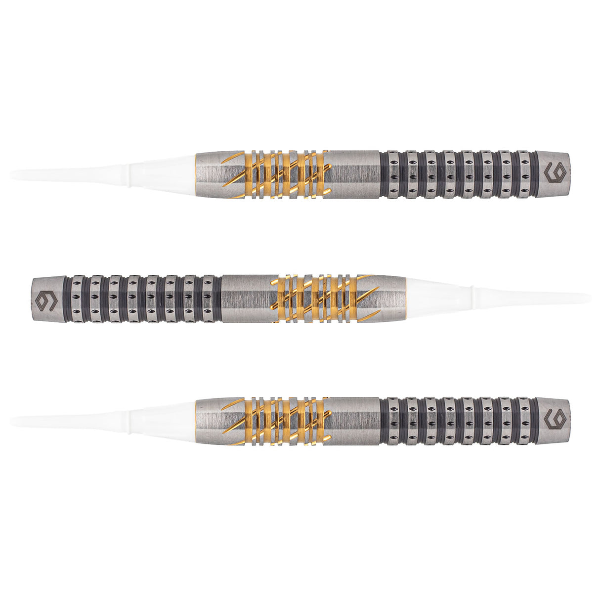 *Caliburn Player Darts - Soft Tip - 95% - Black & Gold - Sandy II
