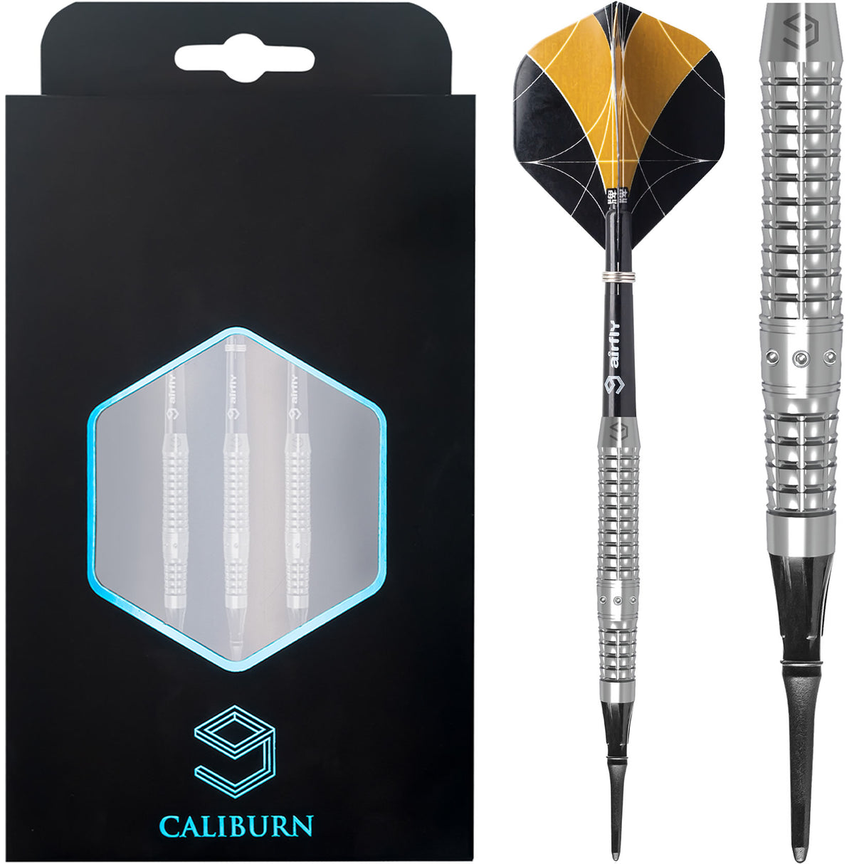 *Caliburn The Key Darts - Soft Tip - 90% - K3 - Natural