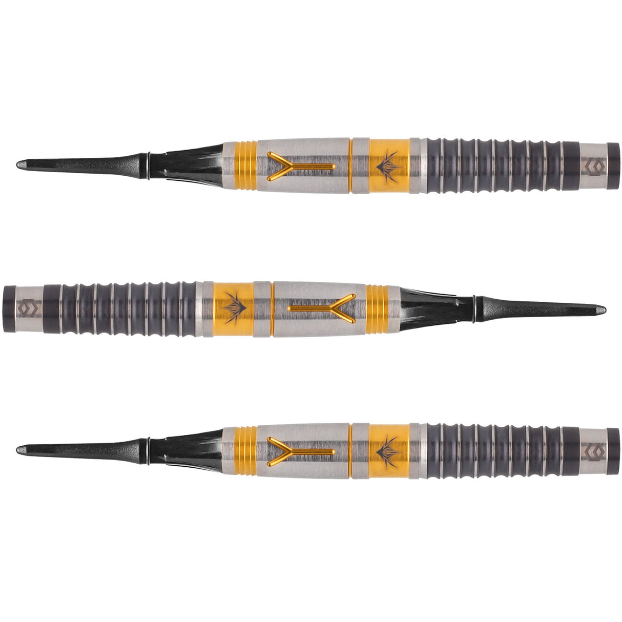 Caliburn Y Darts - Soft Tip - 90% - Black & Gold - 20g