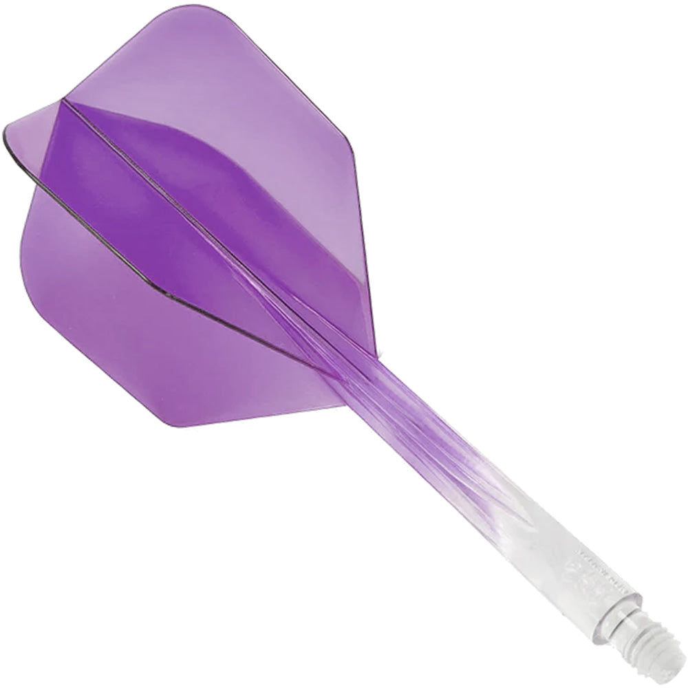 Condor AXE Gradient Dart Flights - Exclusive - Small - Clear Purple