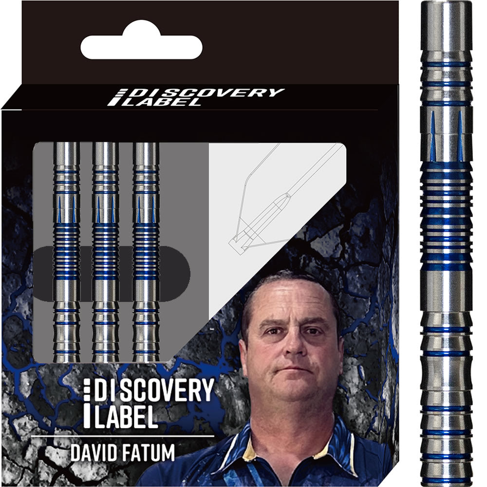 *Cosmo Darts - Discovery Label - Soft Tip - David Fatum - Blue - 18g