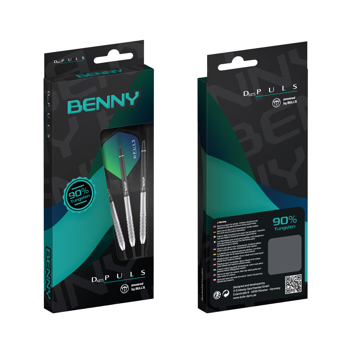 DPuls Benny Darts - Steel Tip - 90% Tungsten