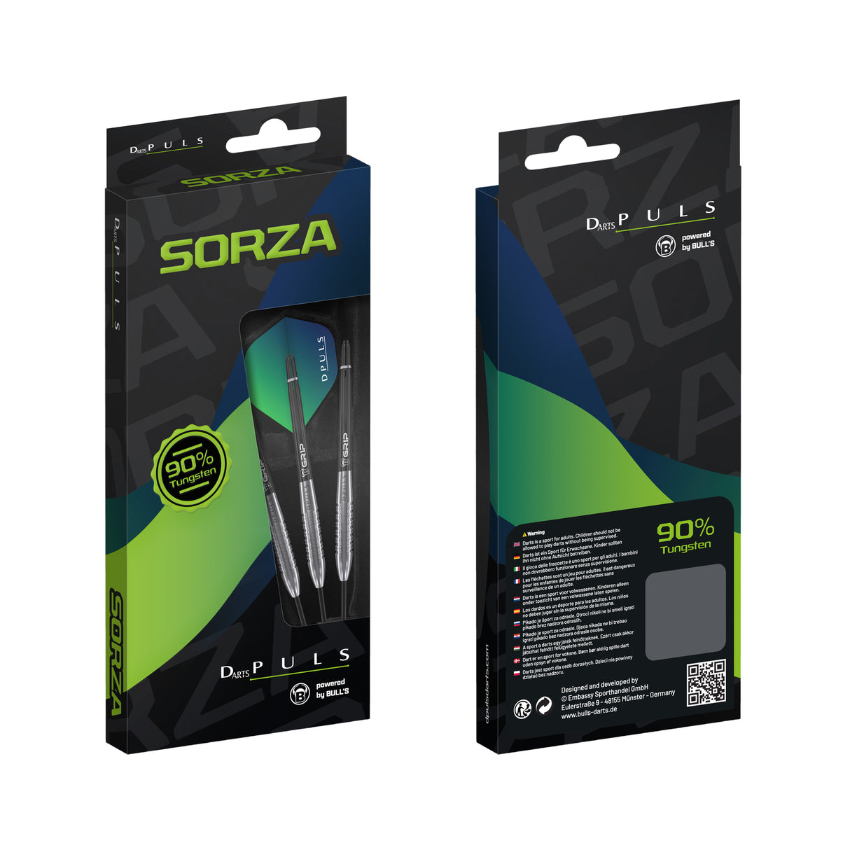 DPuls Sorza Darts - Steel Tip - 90% Tungsten