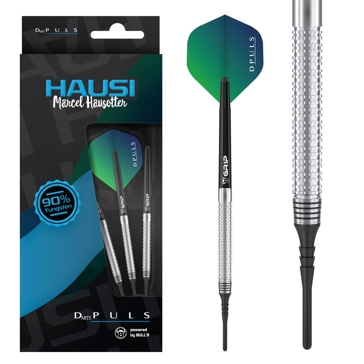 DPuls Hausi Darts - Soft Tip - 90% Tungsten - Marcel Hausotter