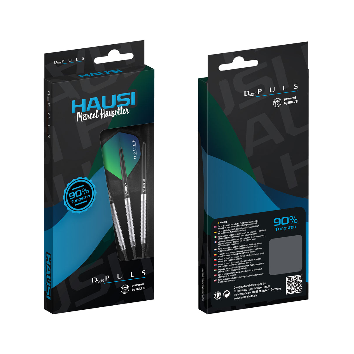 DPuls Hausi Darts - Soft Tip - 90% Tungsten - Marcel Hausotter