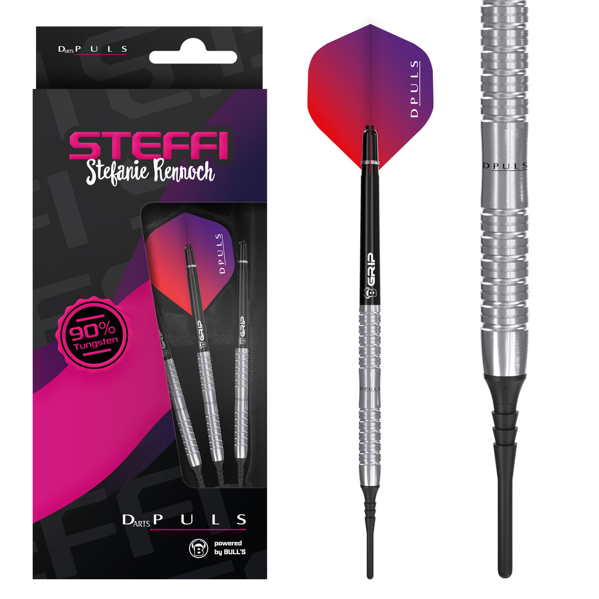 DPuls Steffi Darts - Soft Tip - 90% Tungsten - Stefanie Rennoch