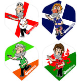 *Dart Flights - Designa Patriot - Extra Strong - Std