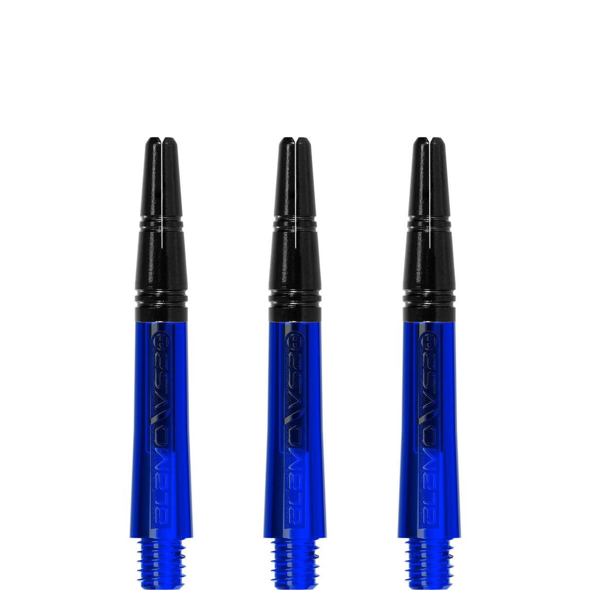 Harrows Alamo VS2 Dart Shafts - Polycarbonate - Black Aluminium Top - Blue