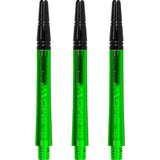 Harrows Alamo VS2 Dart Shafts - Polycarbonate - Black Aluminium Top - Green