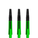 Harrows Alamo VS2 Dart Shafts - Polycarbonate - Black Aluminium Top - Green