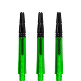Harrows Alamo VS2 Dart Shafts - Polycarbonate - Black Aluminium Top - Green