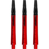 Harrows Alamo VS2 Dart Shafts - Polycarbonate - Black Aluminium Top - Red