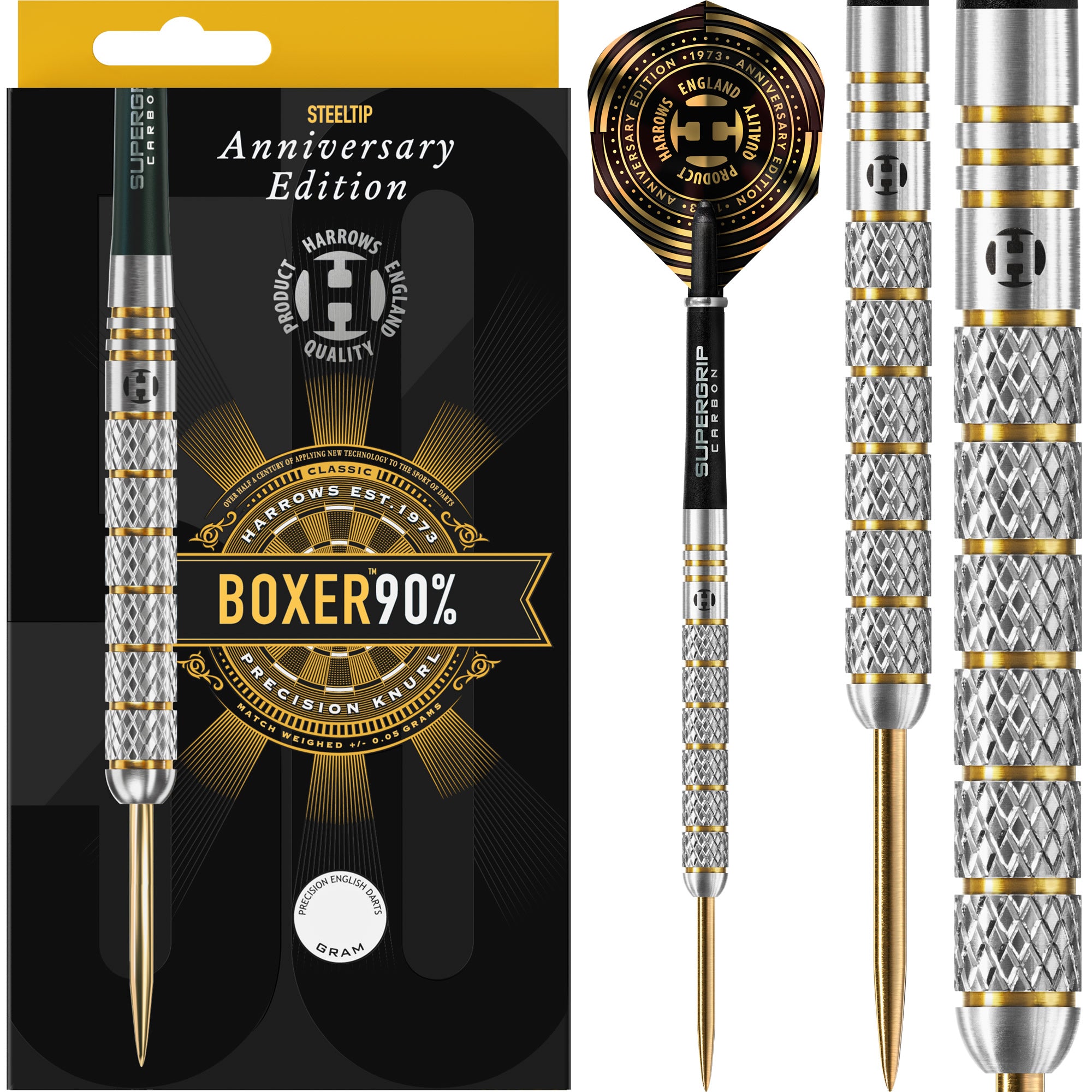 ダーツ Harrows BOXER 50TH Anniversary 18g Harrows Boxer Anniversary Edition Soft Tip Darts - 18gm