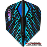 Harrows Silika Dart Flights - Tough Crystaline Coated - Std - No6 - Colourshift-X