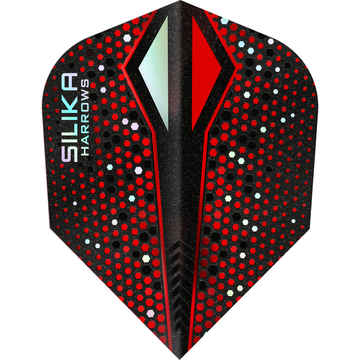 Harrows Silika Dart Flights - Tough Crystaline Coated - Std - No6 - Colourshift-X