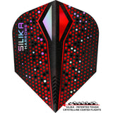 Harrows Silika Dart Flights - Tough Crystaline Coated - Std - No6 - Colourshift-X