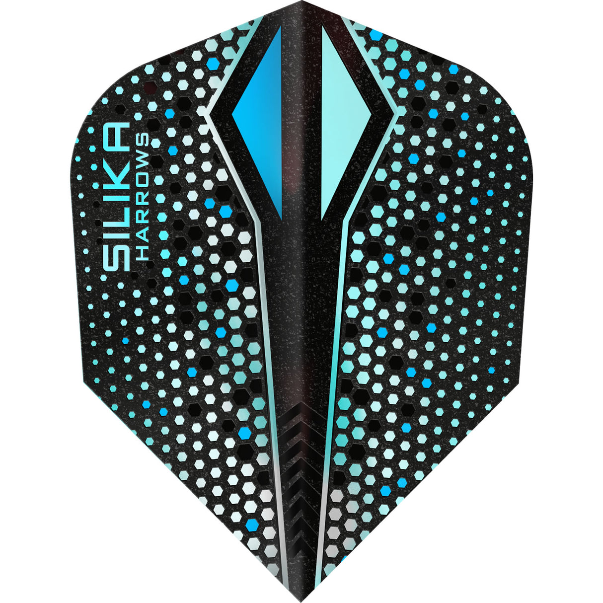 Harrows Silika Dart Flights - Tough Crystaline Coated - Std - No6 - Colourshift-X