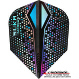 Harrows Silika Dart Flights - Tough Crystaline Coated - Std - No6 - Colourshift-X