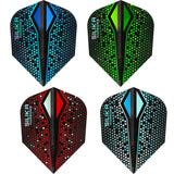 Harrows Silika Dart Flights - Tough Crystaline Coated - Std - No6 - Colourshift-X