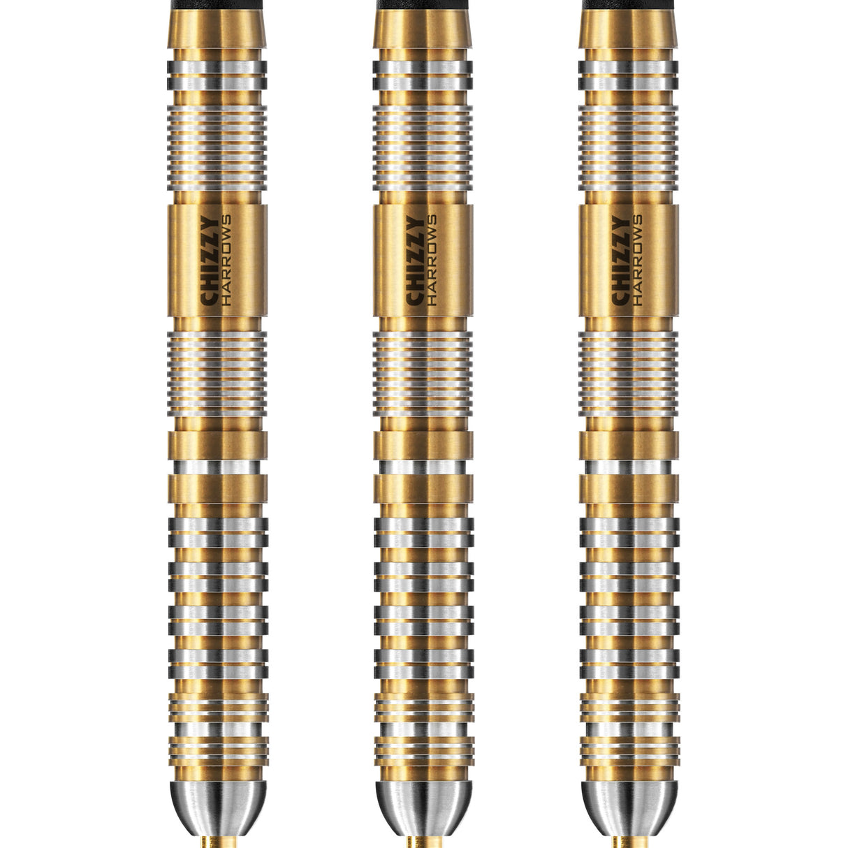 Harrows Chizzy v2 Darts - Steel Tip - 90% - Dave Chisnall - Gold Titanium