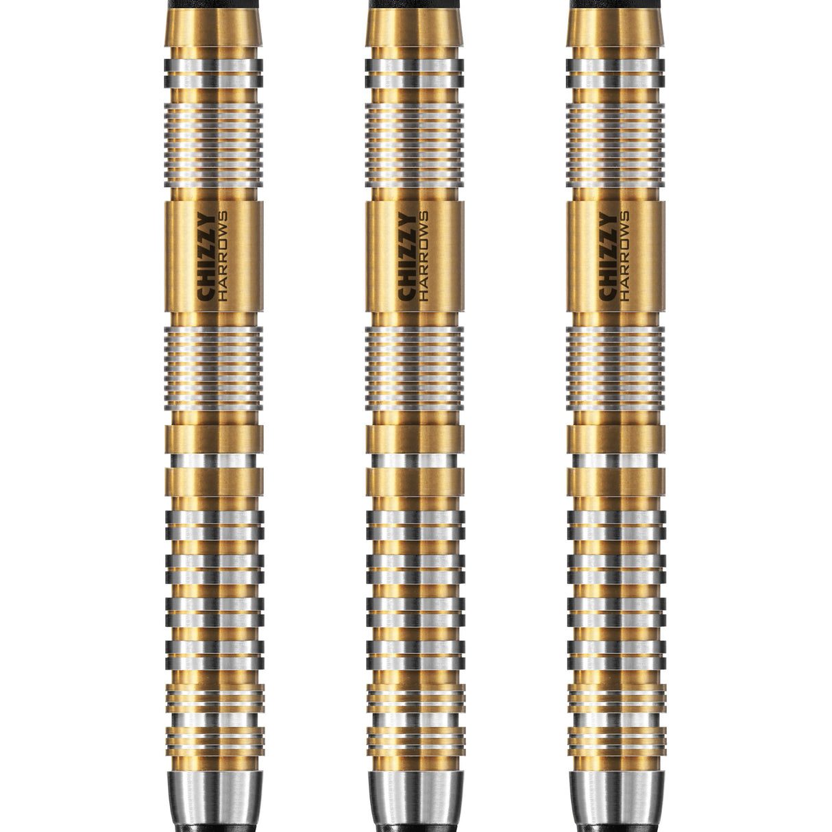 Harrows Chizzy v2 Darts - Soft Tip - 90% - Dave Chisnall - Gold Titanium