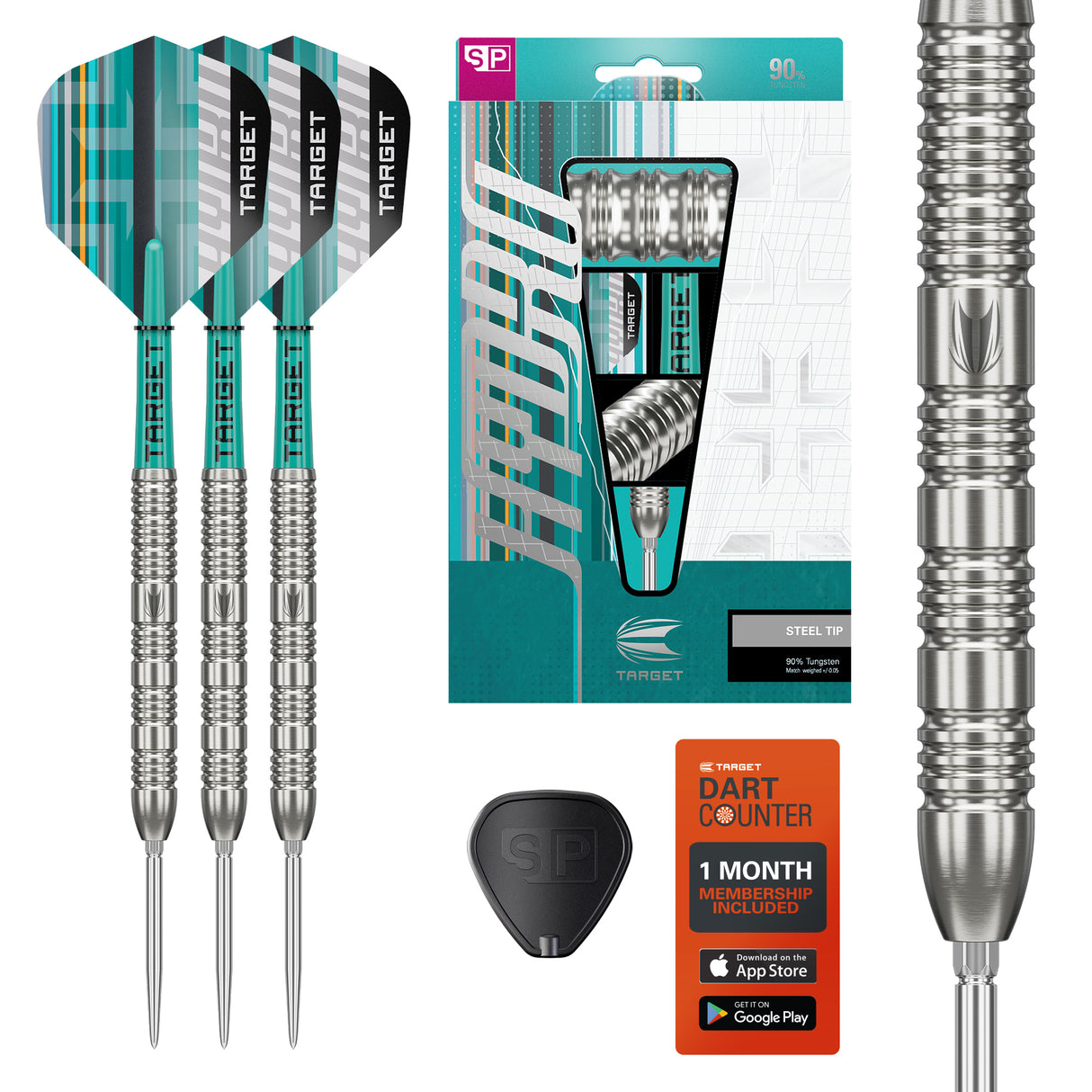 Target Hydro Darts - Steel Tip - 90% Tungsten - 02