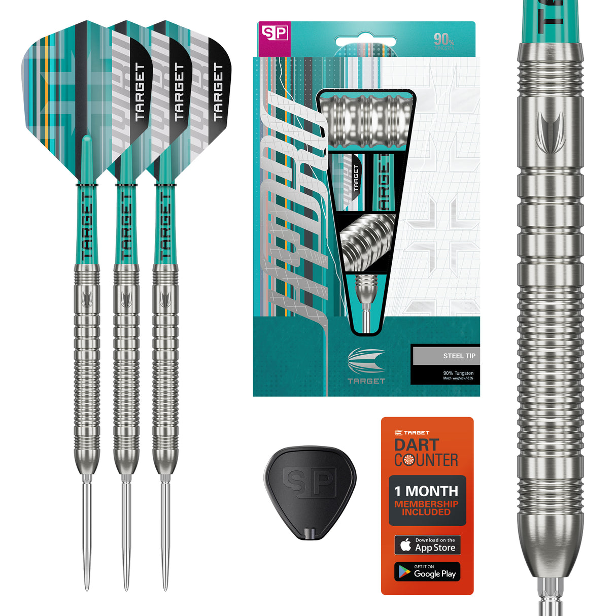 Target Hydro Darts - Steel Tip - 90% Tungsten - 03