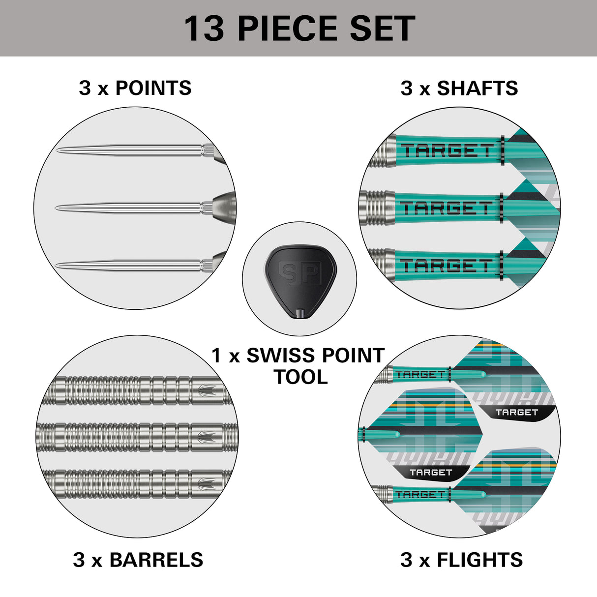 Target Hydro Darts - Steel Tip - 90% Tungsten - 03