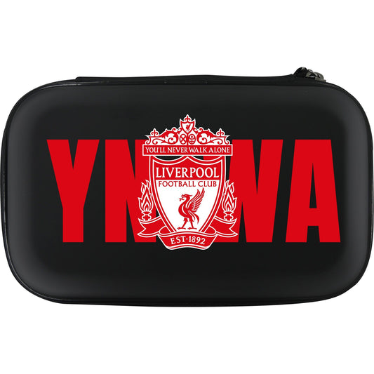 Liverpool FC Darts Case - Official Licensed - Black - LFC - W4 - Red Crest - YNWA