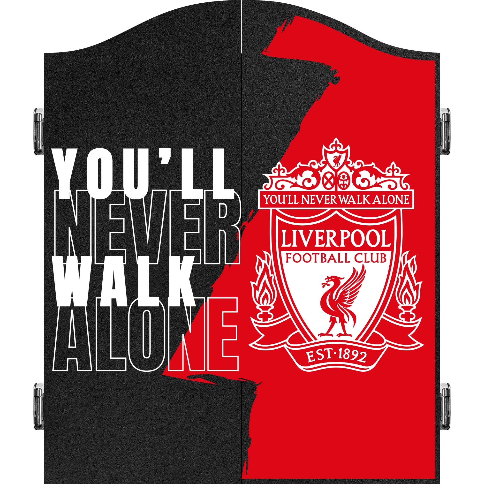 Liverpool FC Dartboard Cabinet - Official Licensed - LFC - C1 - YNWA -