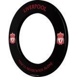 Liverpool FC Dartboard Surround - Official Licensed - LFC - S1 - Black - Red Crest