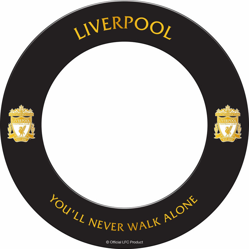 Liverpool FC Dartboard Surround Official Licensed LFC S3 Black