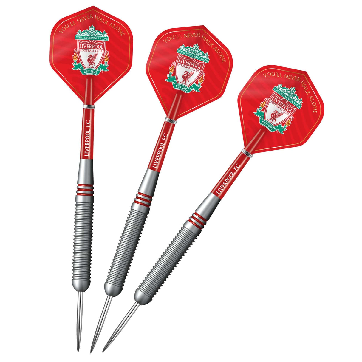 Liverpool FC Darts - Steel Tip Brass - Official Licensed - LFC - 22g