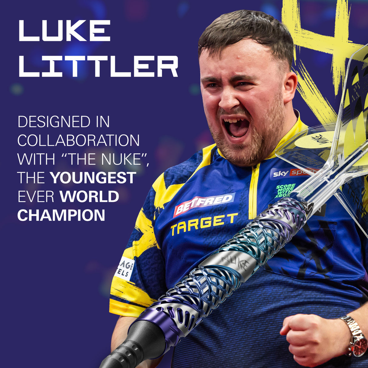 Target Luke Littler Darts - Soft Tip - 95% Tungsten - Edge