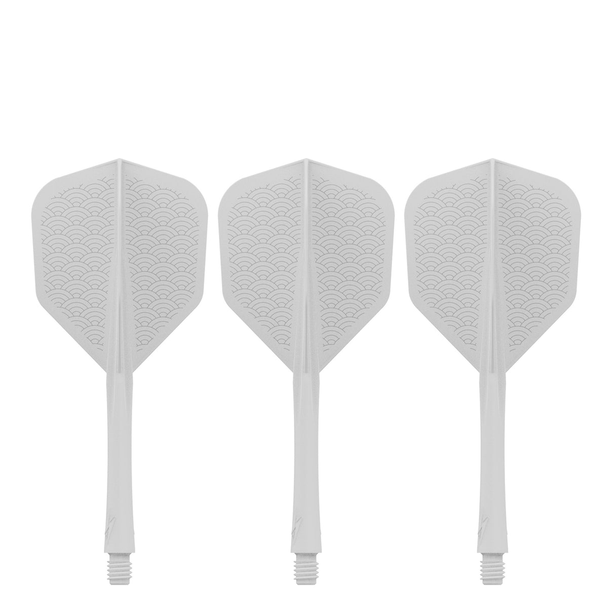 Caliburn SUP Flights - Moulded Shaft and Flight -  Standard No6 - Waves - White