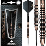 Mission Adam Warner Darts - Steel Tip - 90% - Bronze Titanium