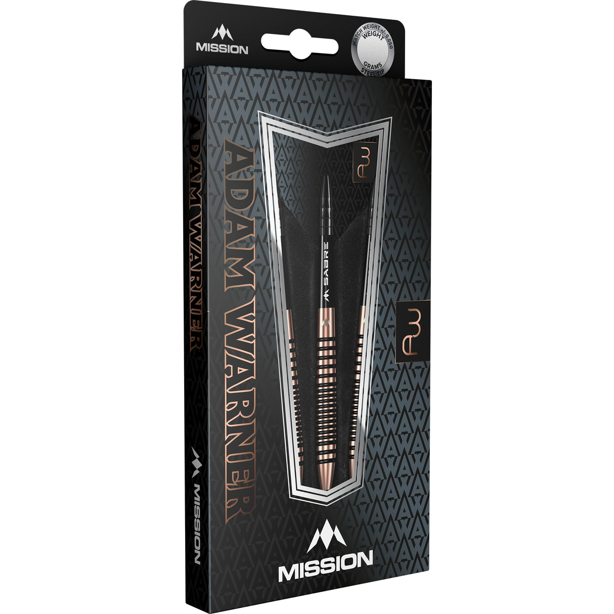 Mission Adam Warner Darts - Steel Tip - 90% - Bronze Titanium