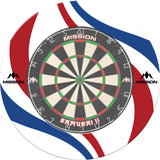 Mission Dartboard Surround - Nederland Design - White - Swirls