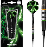 Mission Robyn Byrne Darts - Soft Tip - 90% - Black Titanium