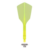 Condor AXE 120 Dart Flights - Narrow - Neon Yellow