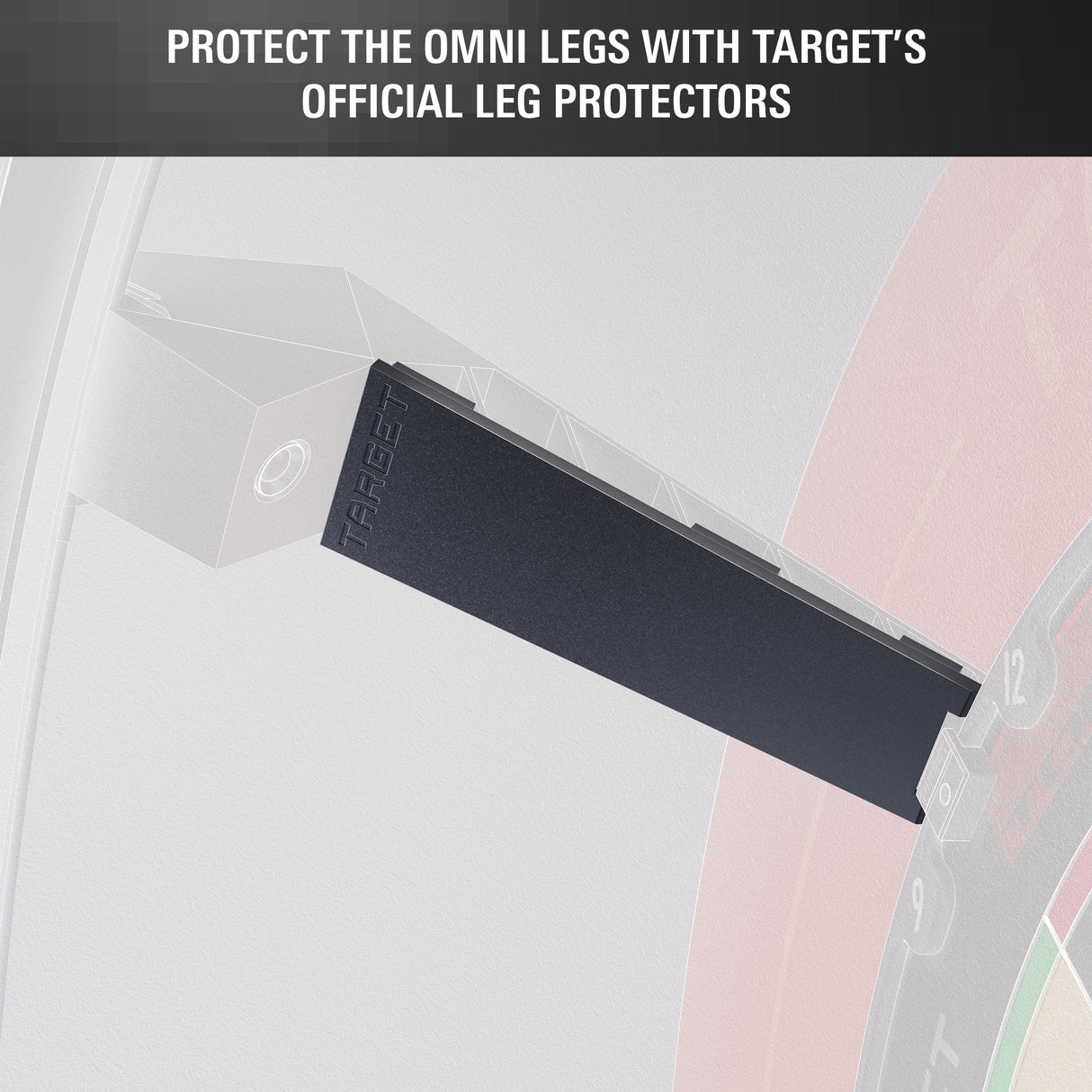 Target Omni Leg Protectors - Black & Red