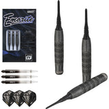 One80 Emorite 04 Darts - Soft Tip - 90% Tungsten - Black