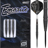 One80 Emorite 03 Darts - Steel Tip - 90% Tungsten - Black