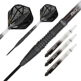 One80 Emorite 03 Darts - Steel Tip - 90% Tungsten - Black