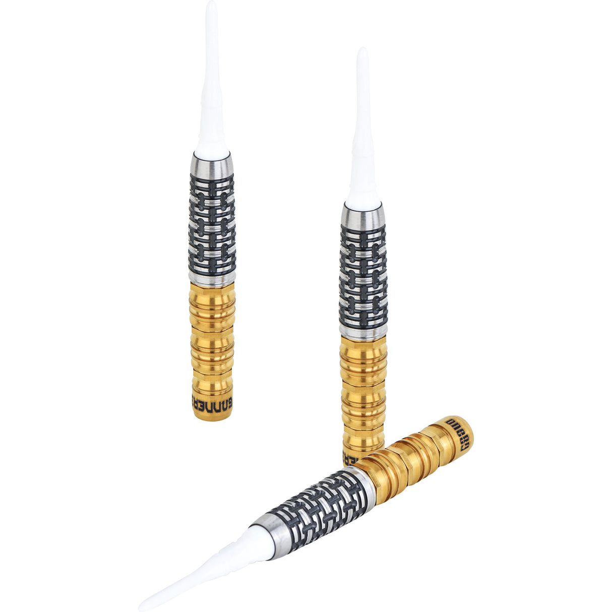One80 Gunner III Darts - Soft Tip - Lourence Ilagan - Black & Gold