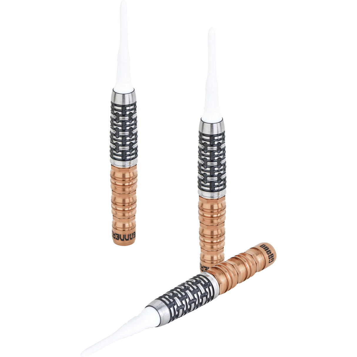 One80 Gunner III Darts - Soft Tip - Lourence Ilagan - Black & Rose Gold