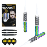 One80 Gunner III Darts - Soft Tip - Lourence Ilagan - Black & Chameleon