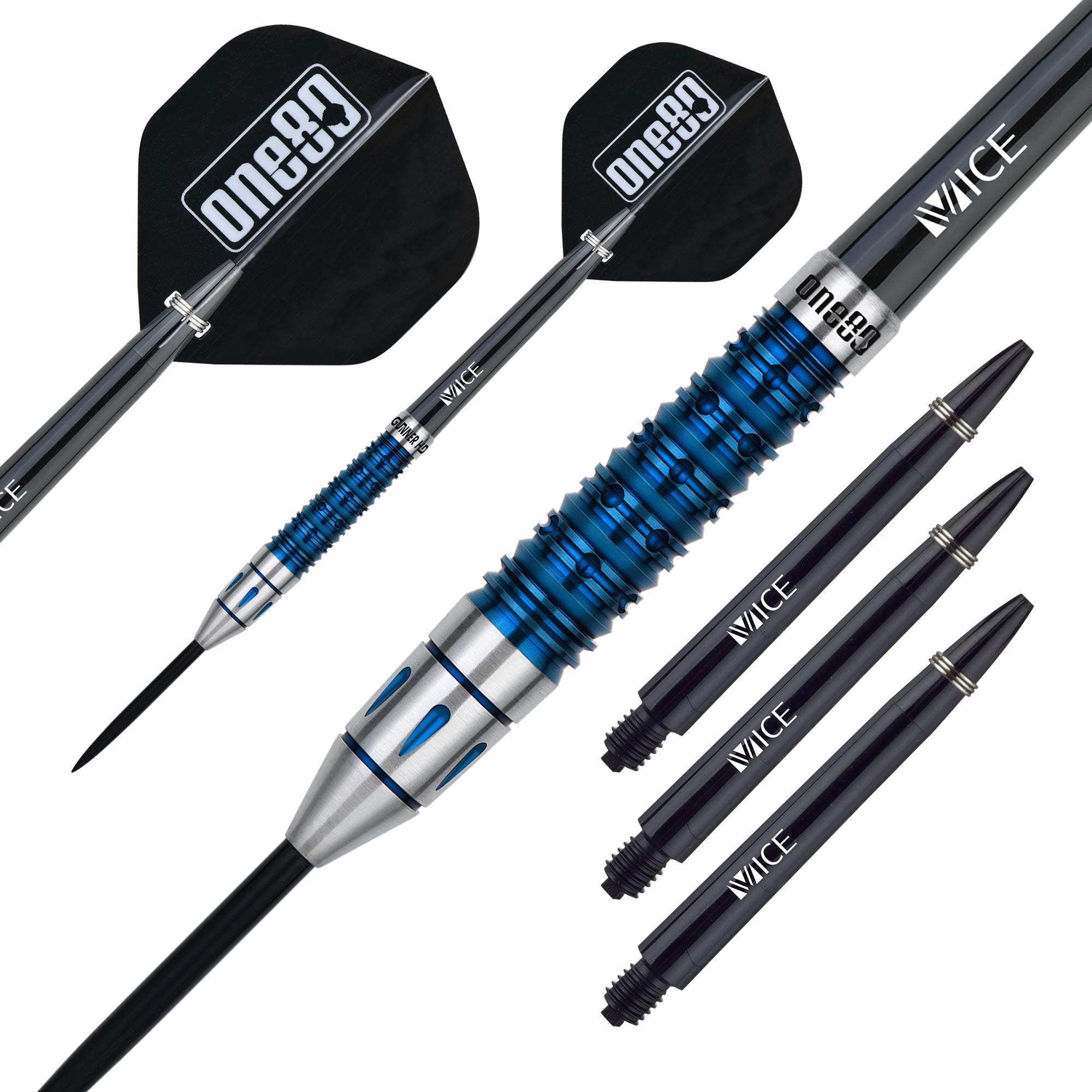 【ONE80】Gunner 18g Lourence Ilagan One80 Gunner Darts - Steel Tip - HD - Lourence Ilagan - Blue