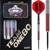 One80 Jaime Nuñez Cortes Darts - Steel Tip - JNC - Signature Darts - Electric Red