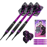 One80 Jelle Klaasen HD Darts - Soft Tip - The Cobra - Black